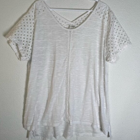 Cato Tops - CATO Est. 1946 Womens Pullover Short Sleeve Summer Top Plus Size 22/24